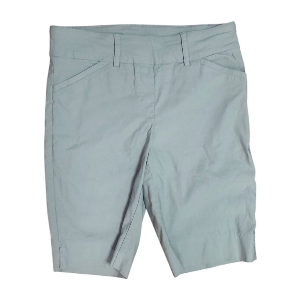 Hilary Radley Shorts Womens Size XS Solid All Green Pull On Comfort Stretch‎